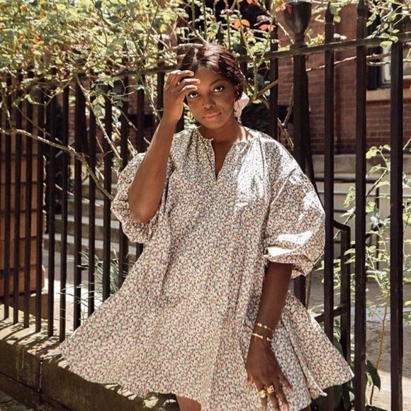 H&M Voluminous Dress bloggers favorite Floral Print - Picture 9 of 10